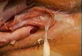 Troie mature nudi si pongono in una forma rilegata di fronte a una folla di strada